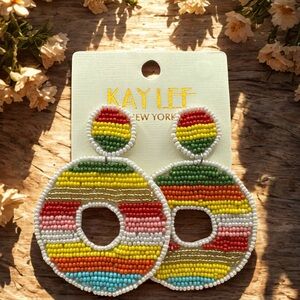 Kay Lee Seed Bead Earrings